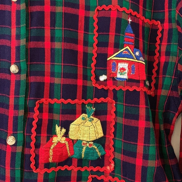 That’s The Way To Go - Always Innovative, small plaid Christmas shirt - Picture 4 of 6
